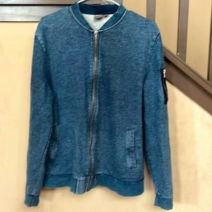 ASOS Jersey Bomber Jacket